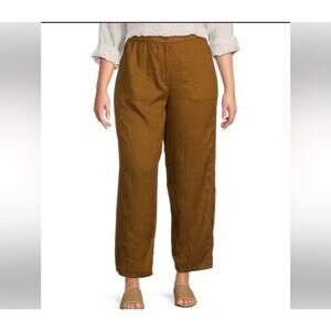 Eileen Fisher Brown Wide Leg Pants
